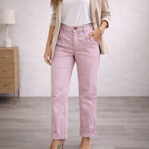 St. John’s Bay Pink Lavender Chino Pants Size 6 NWT